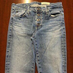 Women's AG Stevie Ankle Button Up Jeans - size 26R